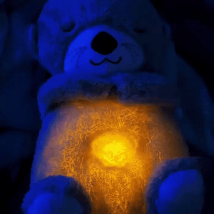 סטפ קאמפורתבלי סנאגל - בובת פרווה רכה המחקה תנועות נשימה להקלה על חרדה ולשינה רגועה