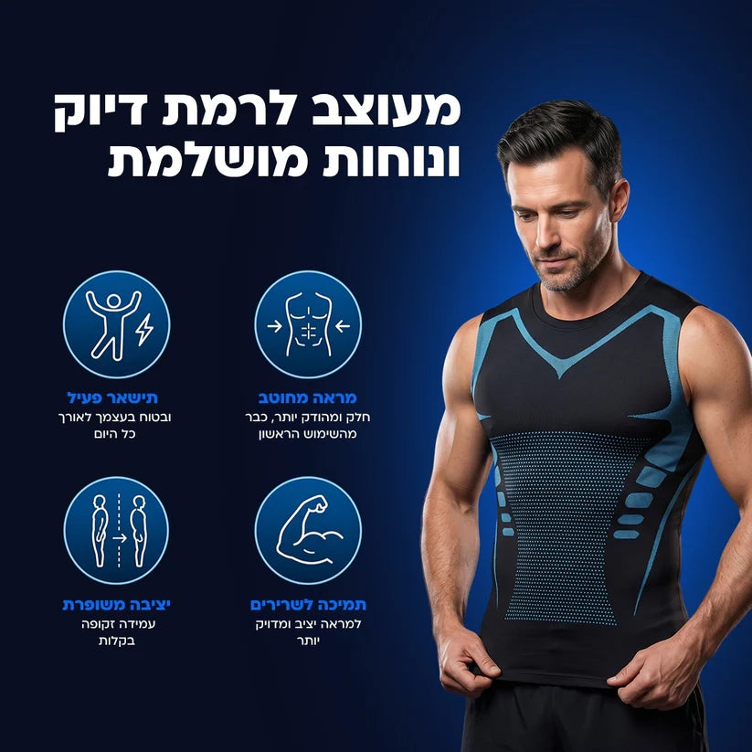 בודי פיט פרו - גופייה מחטבת ונושמת לשימוש יומיומי